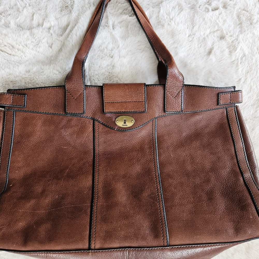 VINTAGE FOSSIL TOTE - Picture 2 of 6